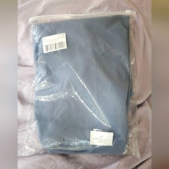 NWT! S Light Blue One Shoulder Dress - Picture 5 of 5